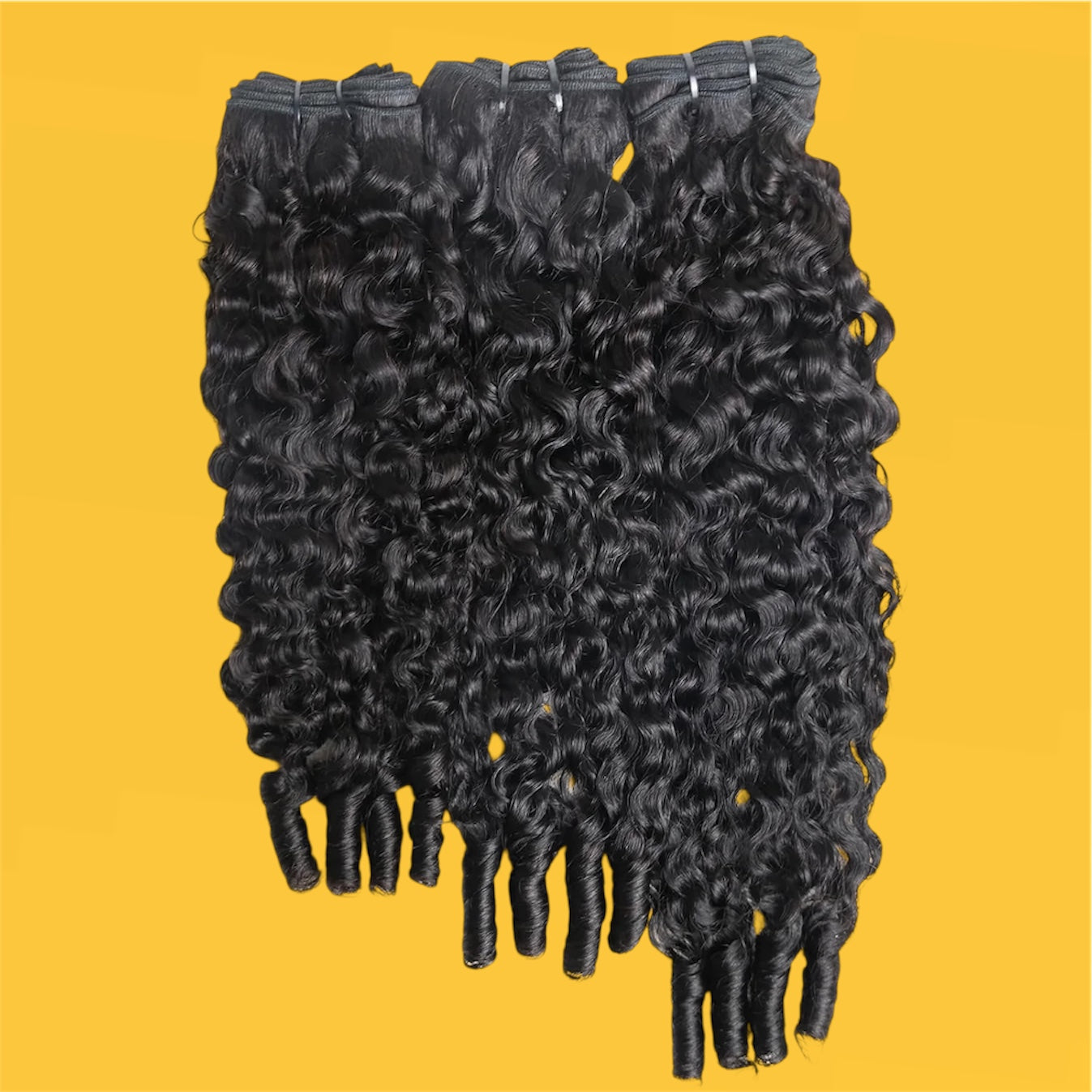 Burmese Curly Bundles Virgin Hair